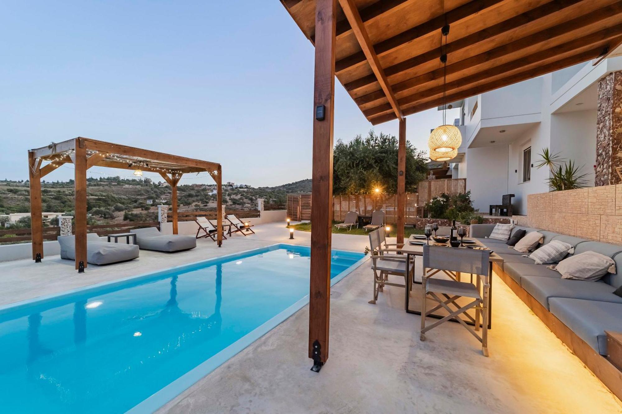 Villa Tranquility Psinthos Exterior foto