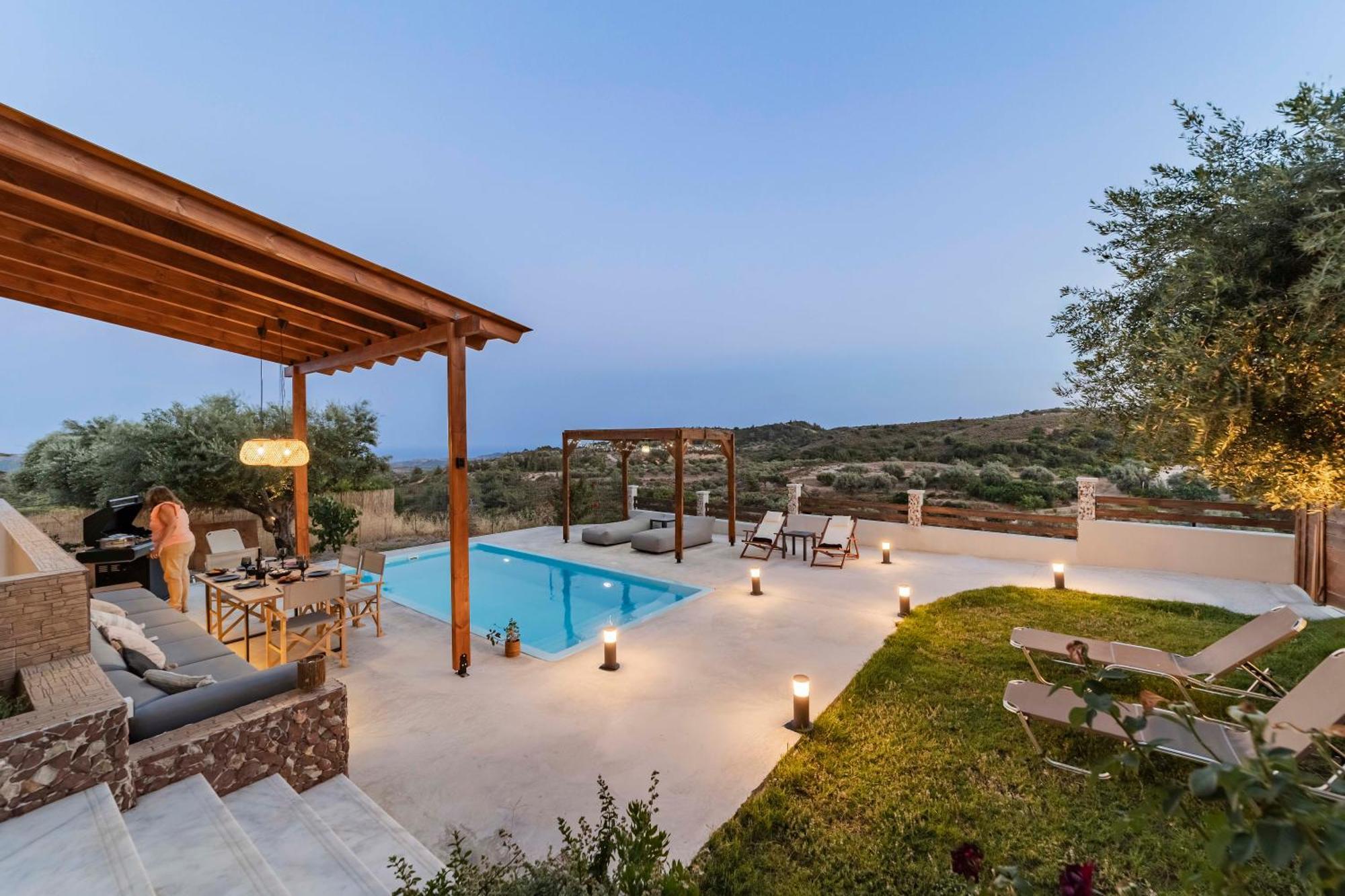 Villa Tranquility Psinthos Exterior foto
